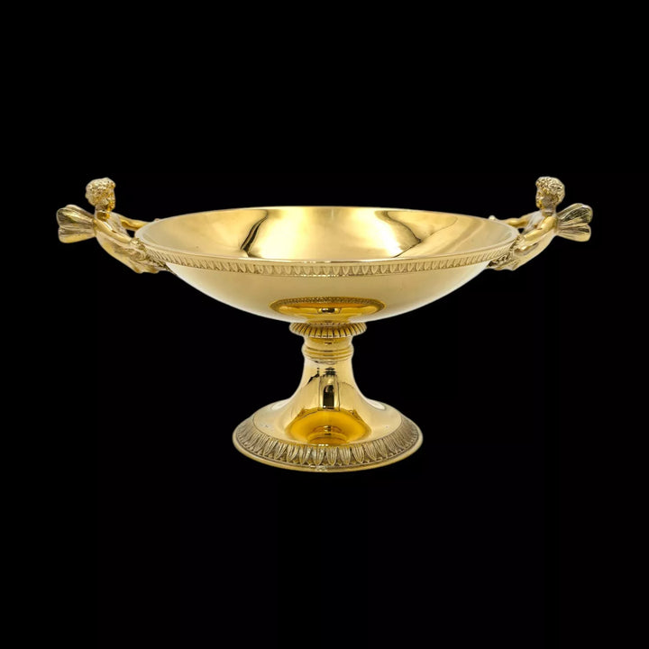 オディオ (Odiot)  ゼフィールハンドル付きヴェルメイユ製カップ 純銀