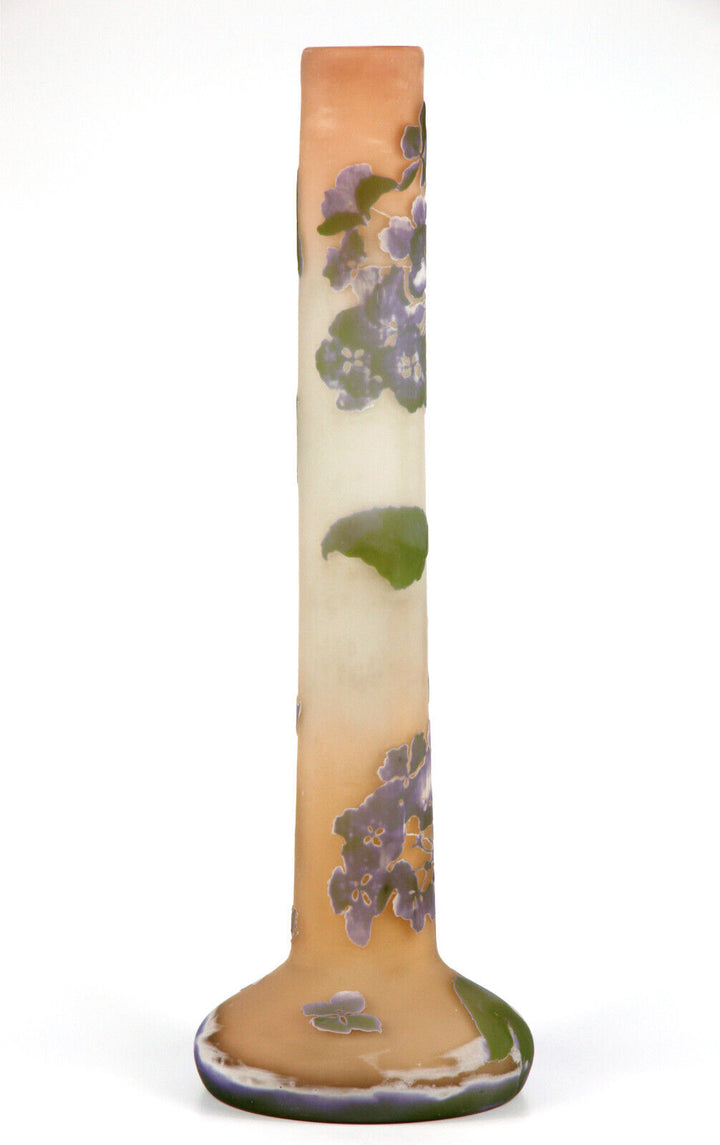 エミールガレ 紫陽花の花が描かれたアールヌーボー時代の大型花瓶1