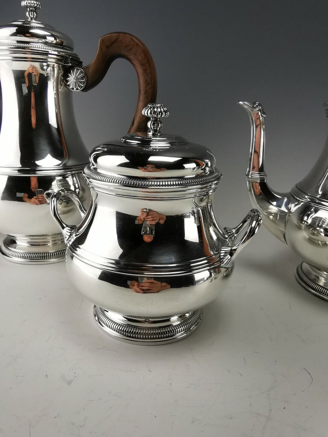 ピュイフォルカ ティー&コーヒー 4点セット 純銀 スターリングシルバー