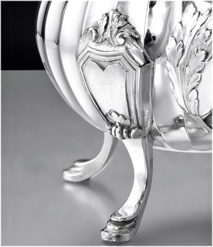 カルディヤック 純銀製大型ティーポット サン・ルイ16世モデル