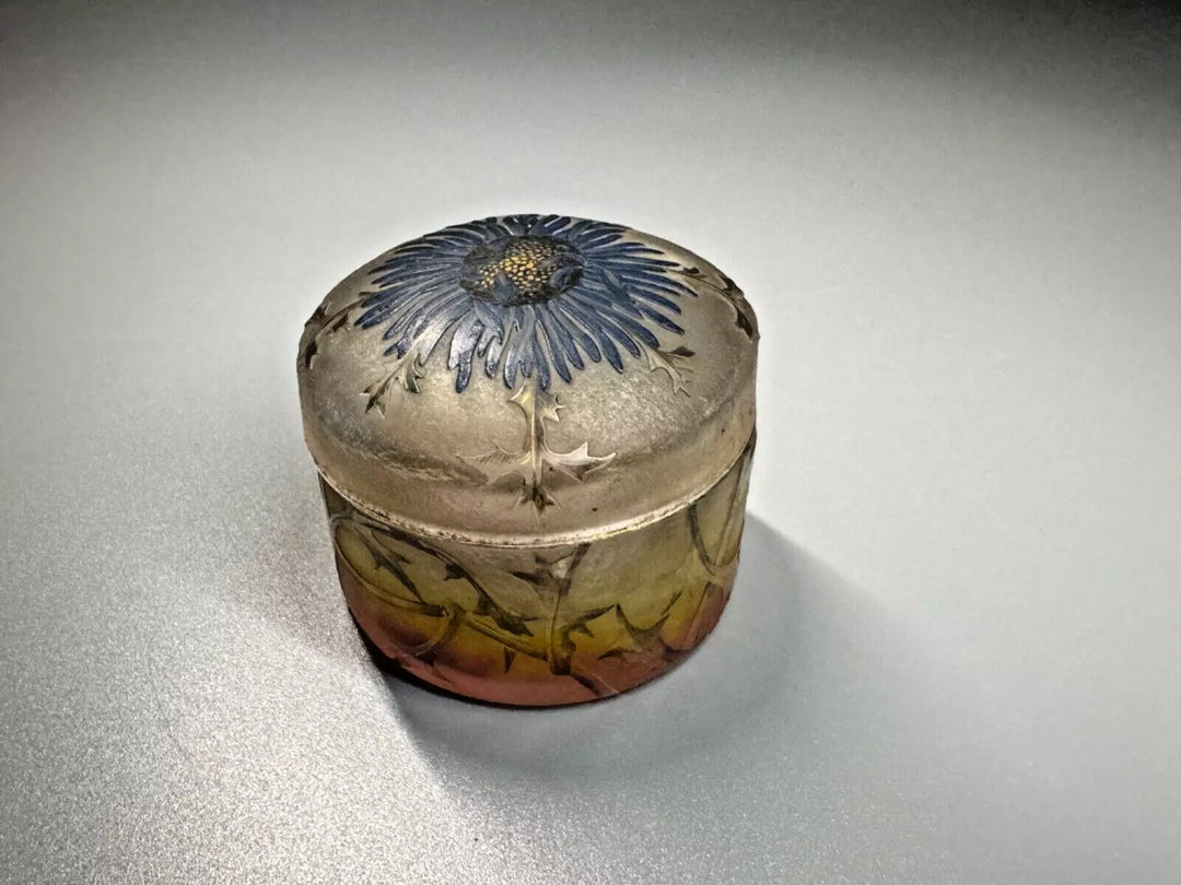 ドーム兄弟（ドームナンシー） アザミの花が描かれた小物入れ クリスティーズのお品