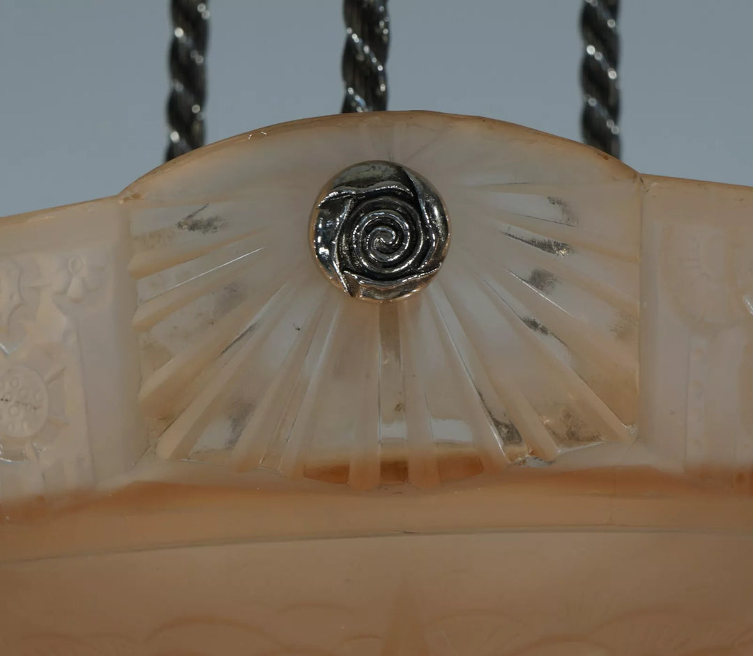 ミューラー兄弟&PETITOT フランス製アールデコペンダントシャンデリア（天井照明）1930年代