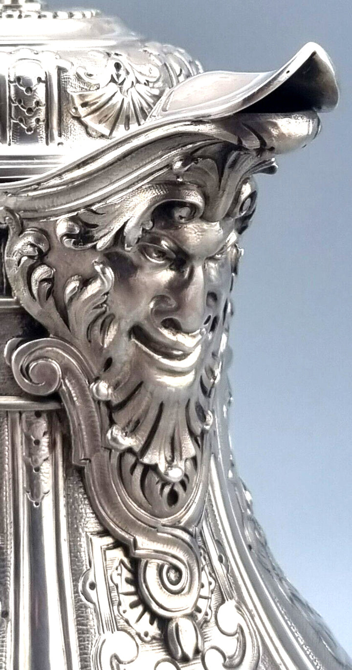 カルディヤック　ワインデカンタ  シルバー950 マスカロン フランス製 1890年代の作品