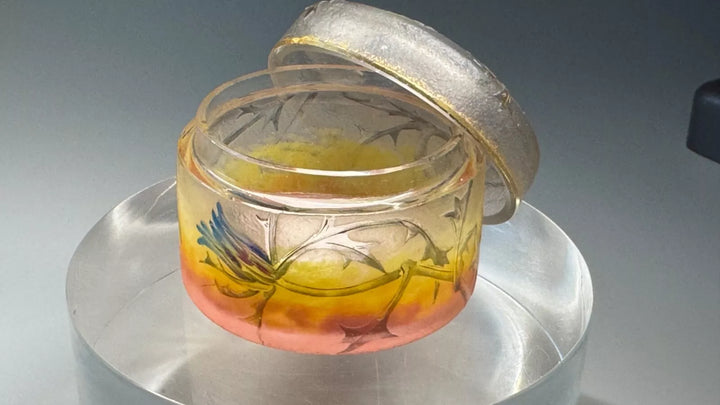 ドーム兄弟（ドームナンシー） アザミの花が描かれた小物入れ クリスティーズのお品