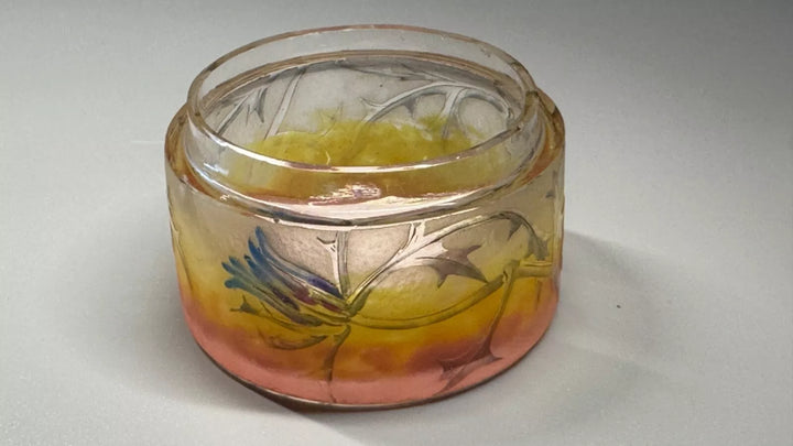 ドーム兄弟（ドームナンシー） アザミの花が描かれた小物入れ クリスティーズのお品