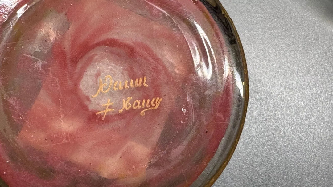 ドーム兄弟（ドームナンシー） アザミの花が描かれた小物入れ クリスティーズのお品