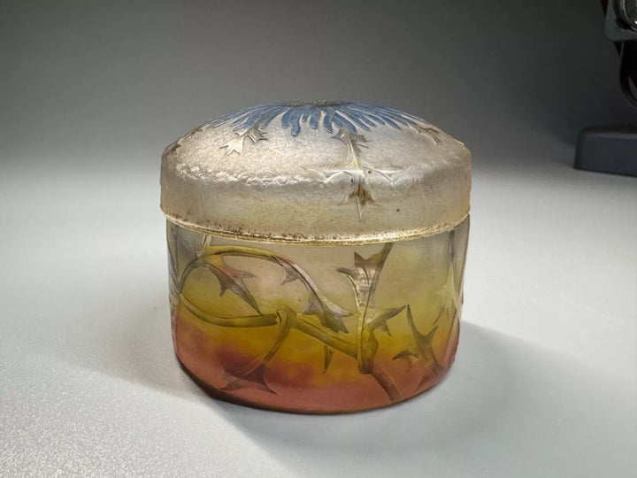 ドーム兄弟（ドームナンシー） アザミの花が描かれた小物入れ クリスティーズのお品