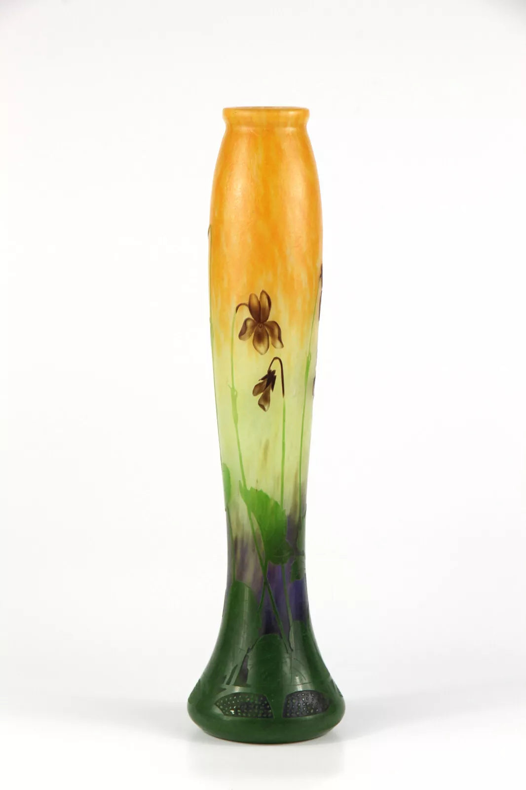 ドーム兄弟（ドームナンシー）スミレの花が描かれた花瓶