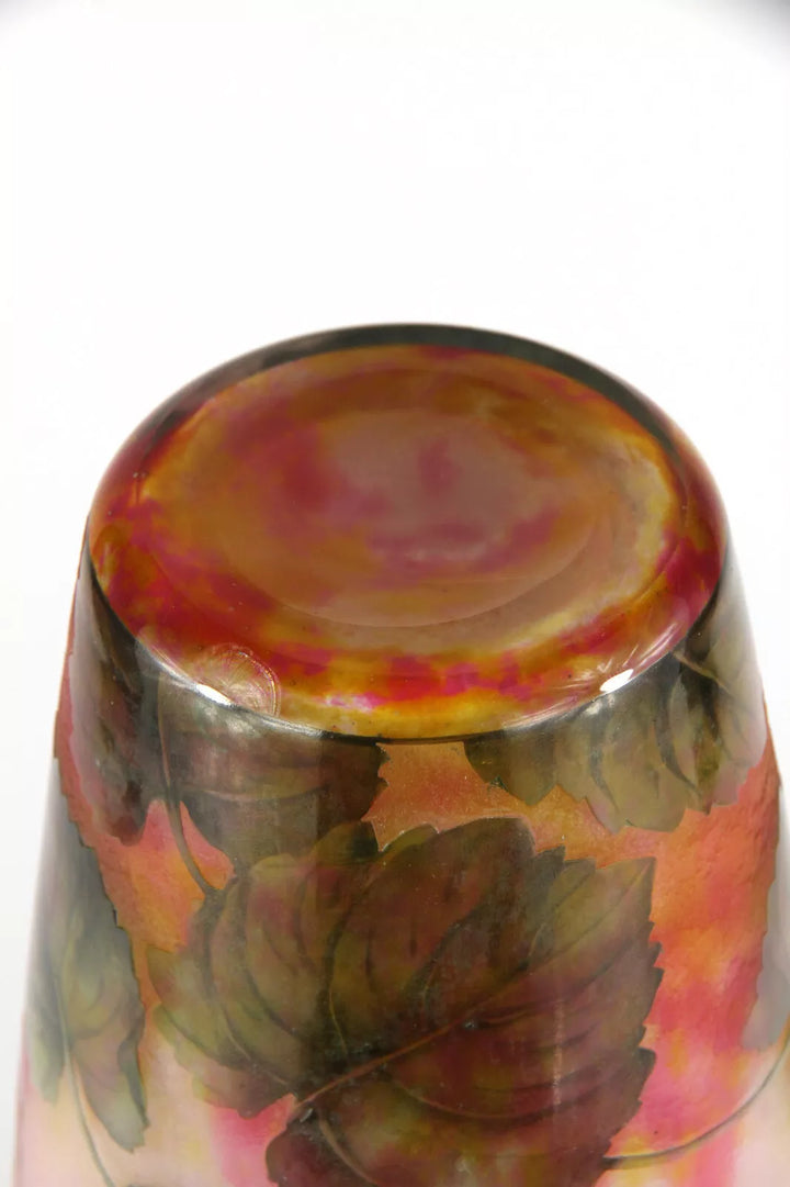 ドーム兄弟（ドームナンシー）ゼラニウムの花が描かれた花瓶