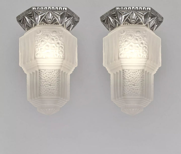 ウーベンス（HUBENS） & ミューラー兄弟 フラッシュマウントペアランプ