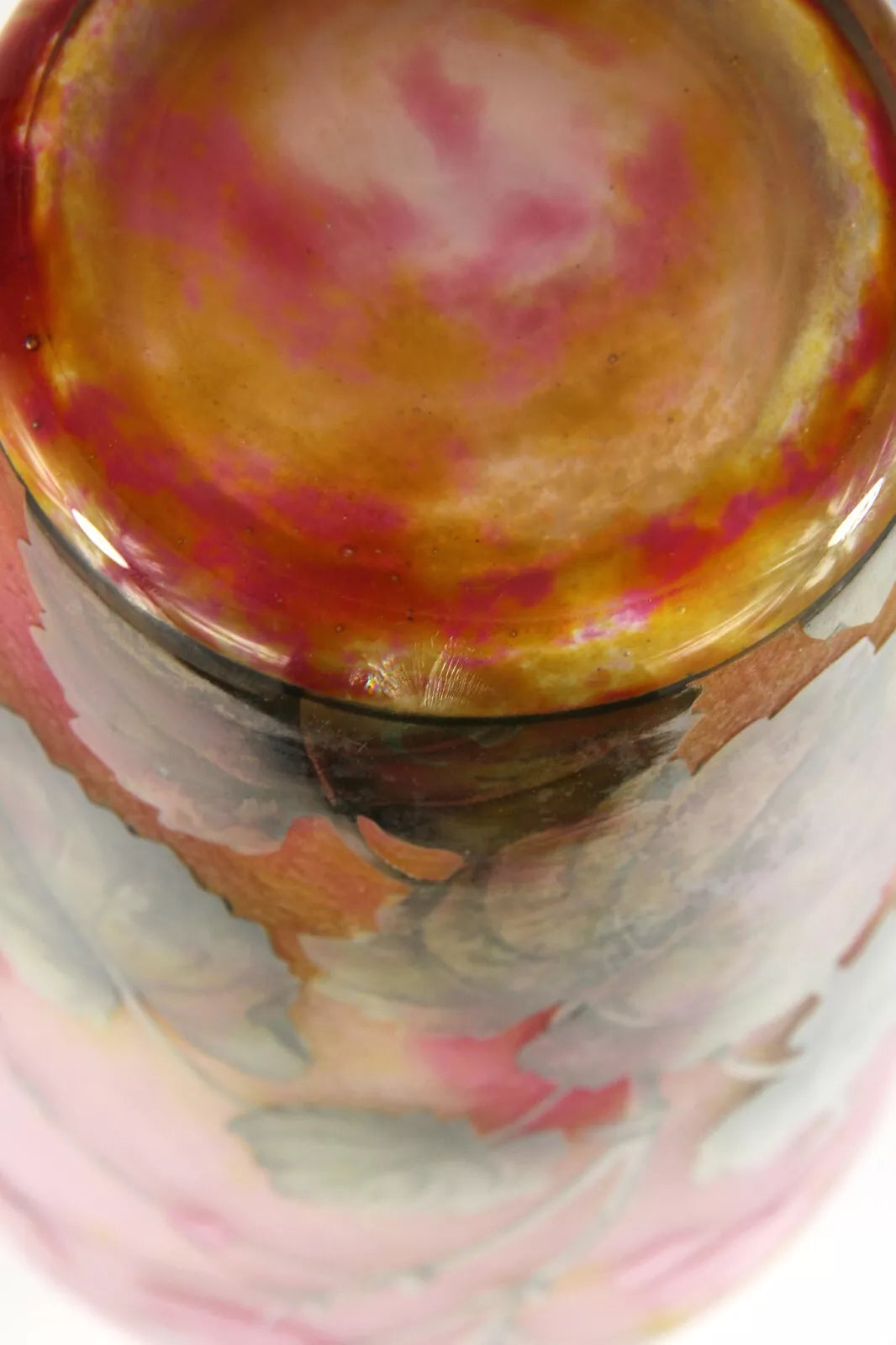 ドーム兄弟（ドームナンシー）ゼラニウムの花が描かれた花瓶