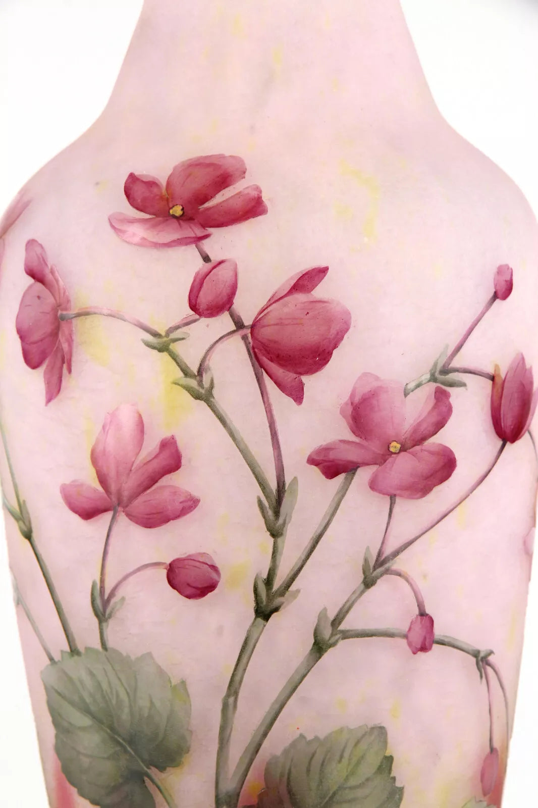 ドーム兄弟（ドームナンシー）ゼラニウムの花が描かれた花瓶