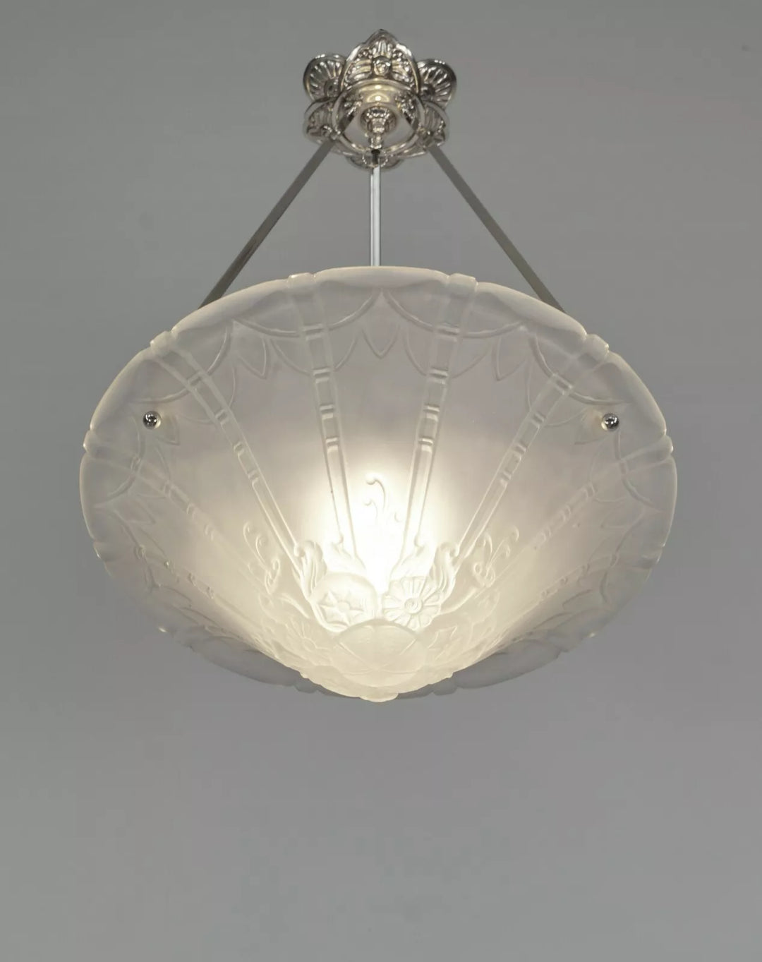 ドーム兄弟 フランス製 アールデコ ペンダントシャンデリア