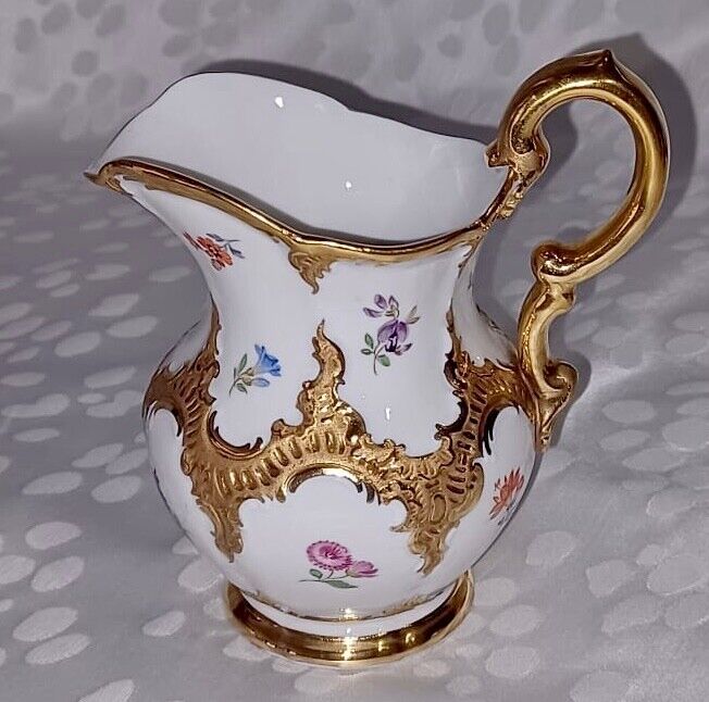 マイセン　Bフォーム食器セット  華麗な花が描かれたコーヒーセット 21点 ホワイト 1934年頃
