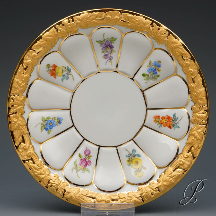 マイセンカップ　Xフォーム　カップ＆ソーサー＆プレート２