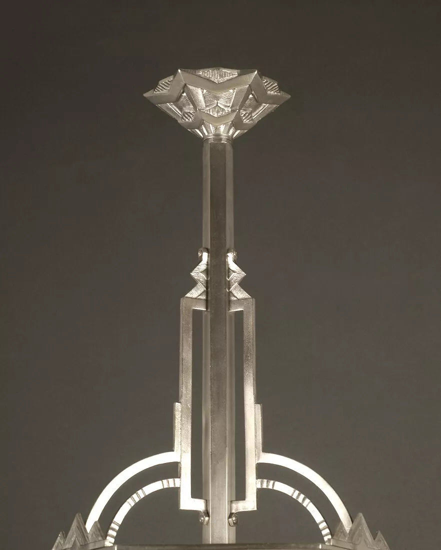 メネディー/ミューラー兄弟 銀青銅 & プレスガラス製 ランタン