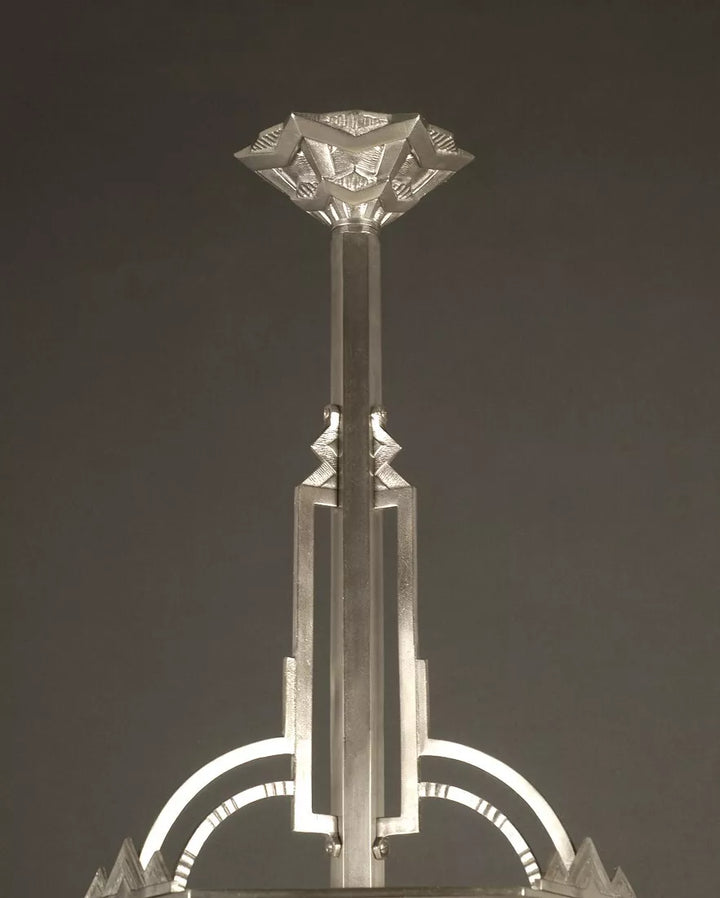 メネディー/ミューラー兄弟 銀青銅 & プレスガラス製 ランタン