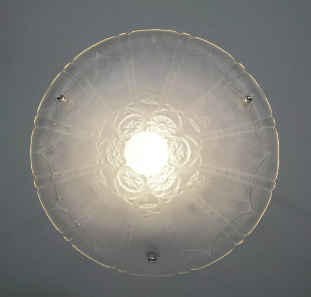 ドーム兄弟 フランス製 アールデコ ペンダントシャンデリア