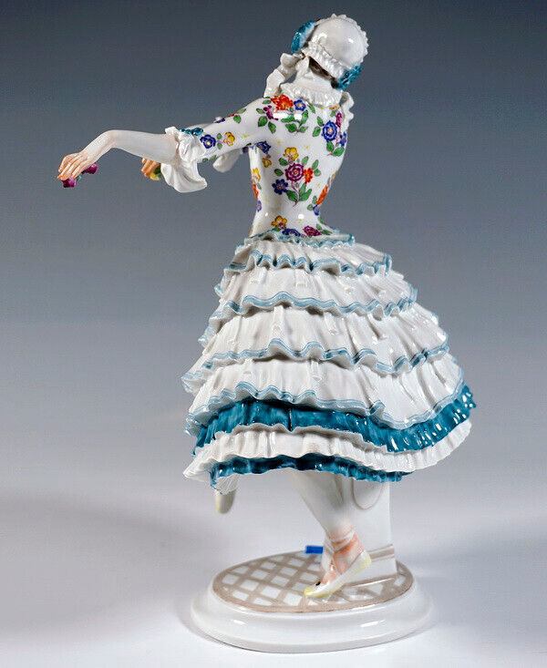 マイセン人形「フィギュア」 キアリーナダンサー ロシアバレエ「カーニバル」より シューリッヒ作