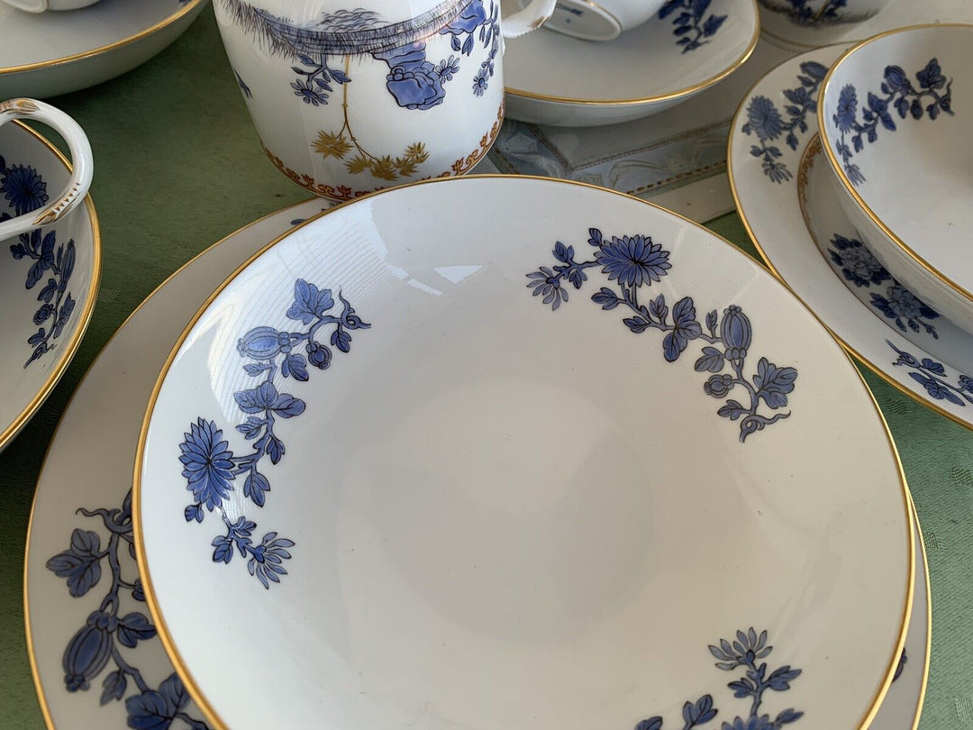 マイセン食器（古マイセン）鳥の絵と牡丹の花のコーヒーカップセット