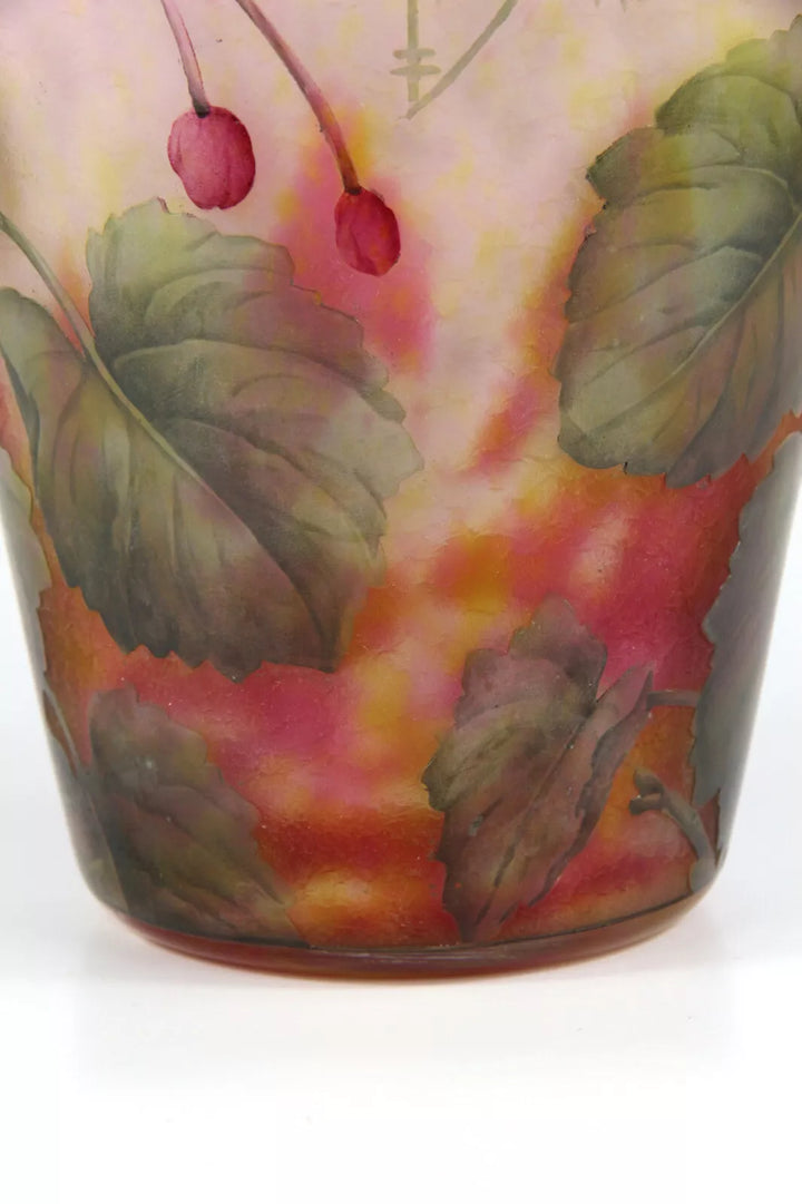 ドーム兄弟（ドームナンシー）ゼラニウムの花が描かれた花瓶