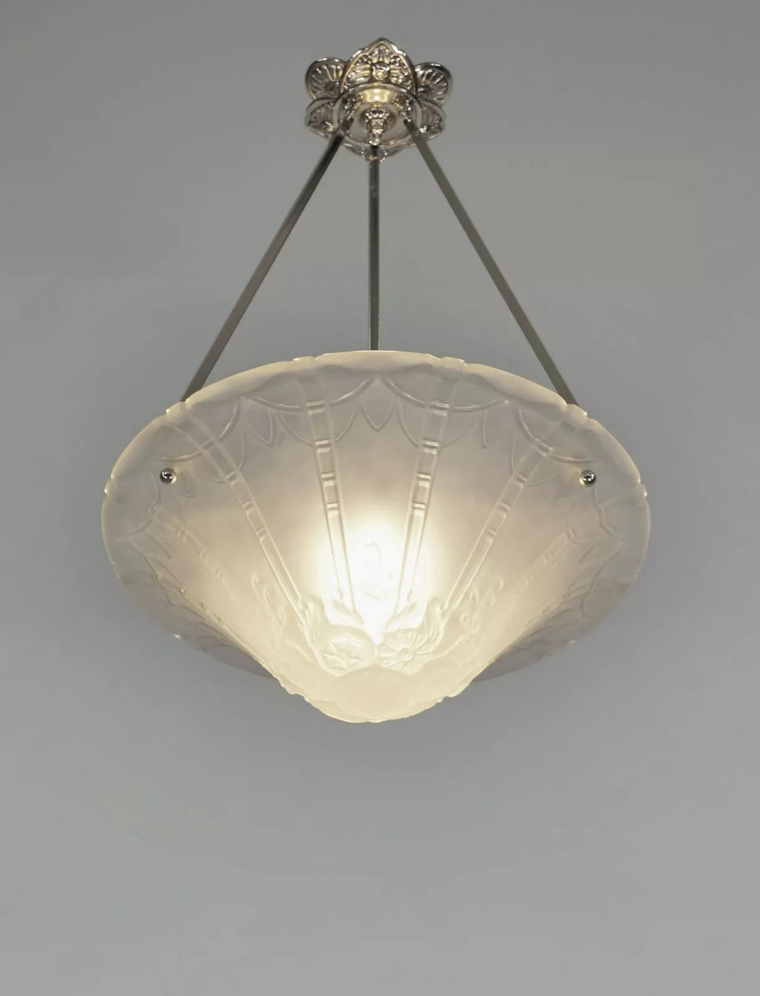 ドーム兄弟 フランス製 アールデコ ペンダントシャンデリア