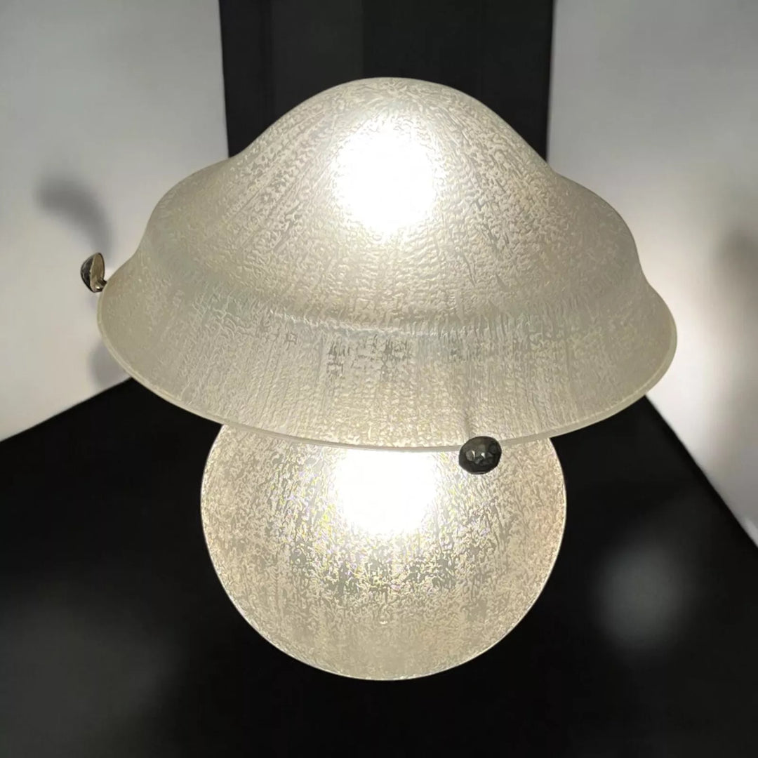 ドーム兄弟（ドームナンシー）ホワイトガラスランプ フロスト加工マット仕上げ