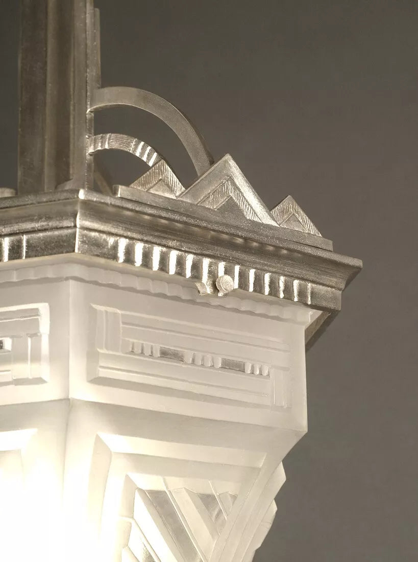 メネディー/ミューラー兄弟 銀青銅 & プレスガラス製 ランタン