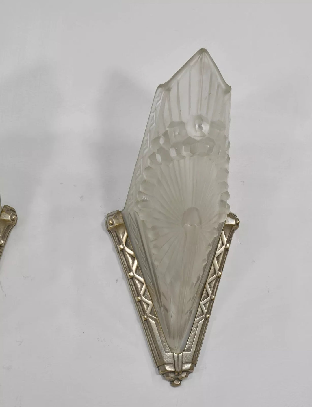 シュナイダー兄弟 フランス製 1930年 アールデコ ウォールランプ（ペア）