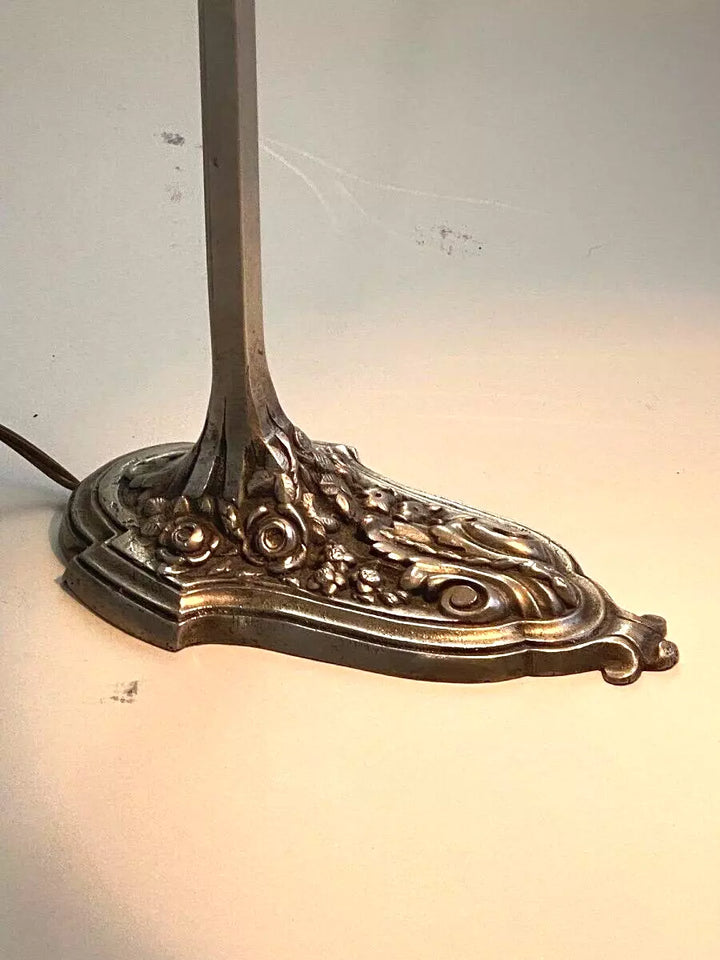 ミューラー兄弟 ニッケルメッキアールデコランプ