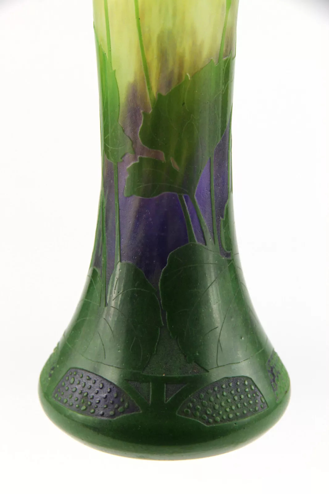 ドーム兄弟（ドームナンシー）スミレの花が描かれた花瓶