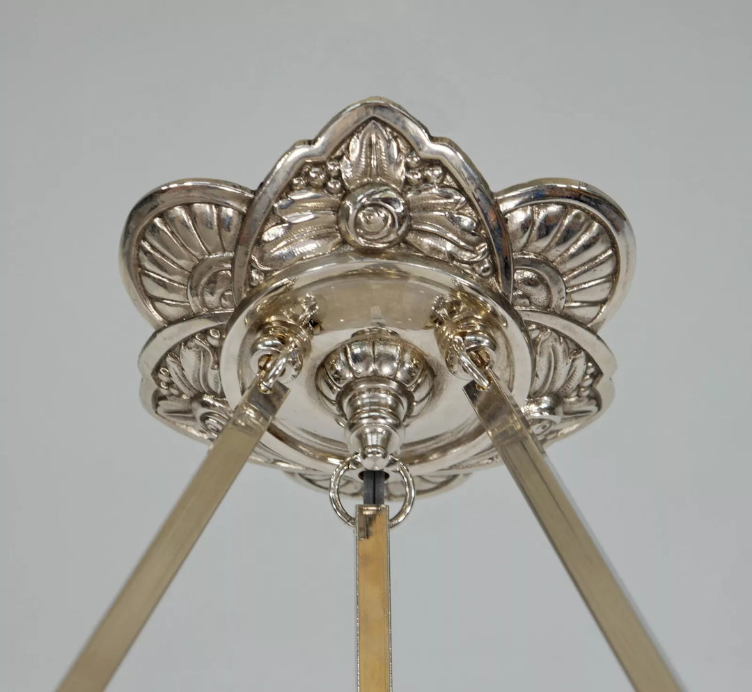 ドーム兄弟 フランス製 アールデコ ペンダントシャンデリア