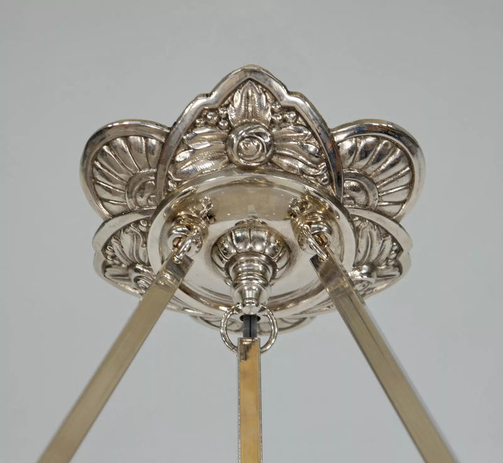 ドーム兄弟 フランス製 アールデコ ペンダントシャンデリア