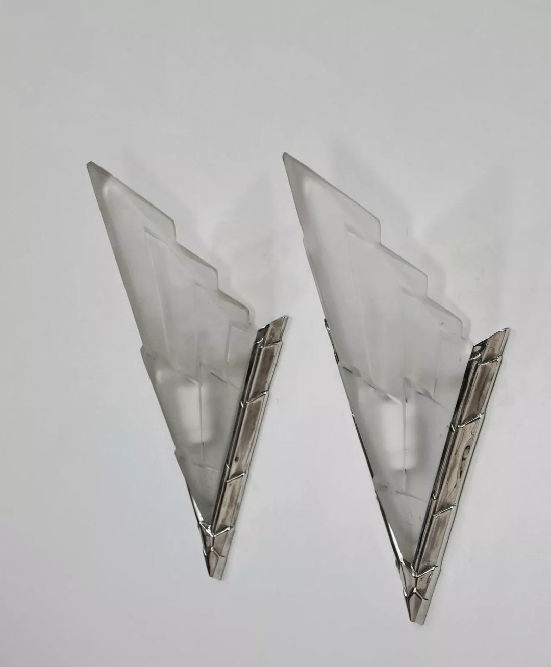 デュゲ＆ジャマン フランス製 アールデコ ウォールランプ（ペア）