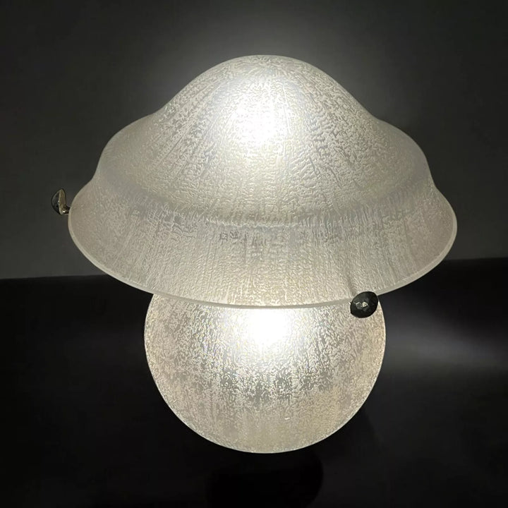 ドーム兄弟（ドームナンシー）ホワイトガラスランプ フロスト加工マット仕上げ