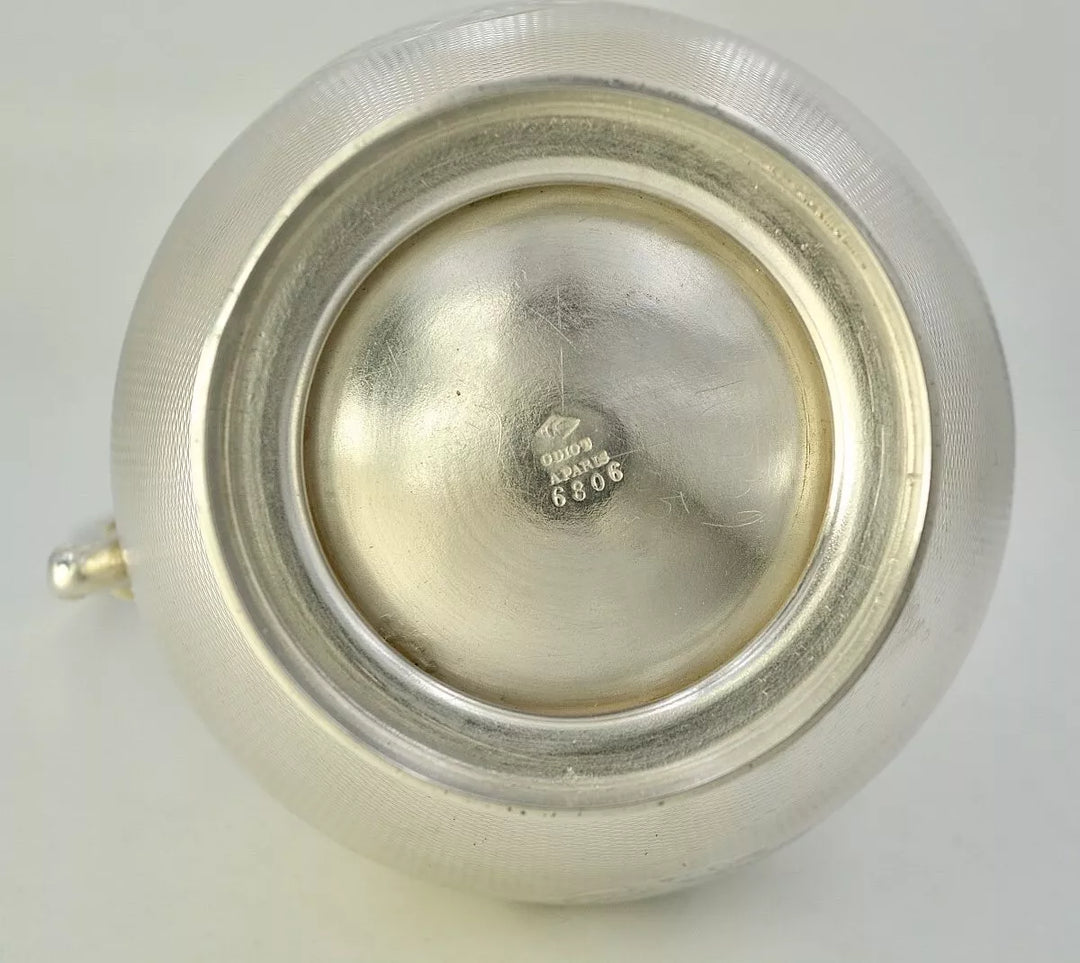 オディオ スターリングシルバー ティーポット ナポレオンIII様式