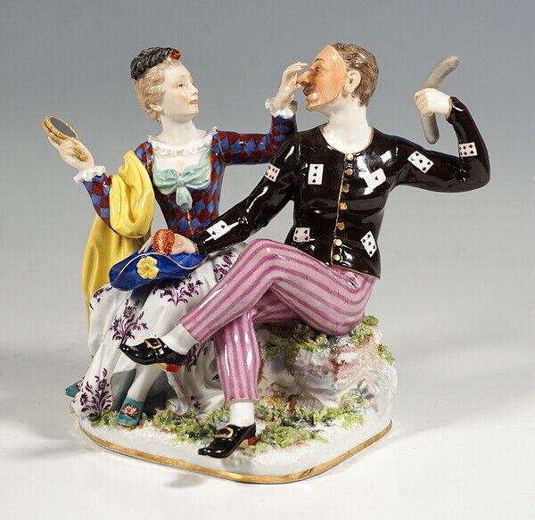 マイセン人形 コンメディア・デッラルテより「ハーレクインと