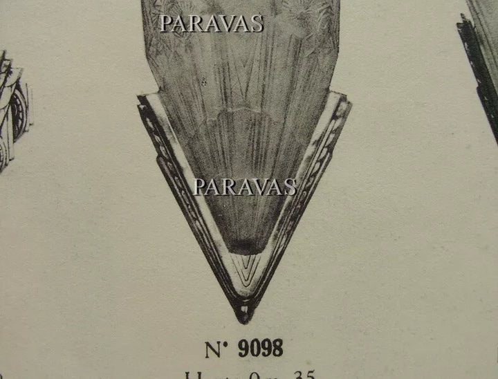 ブロック & EJG フランス製 アールデコ ウォールランプ（ペア）