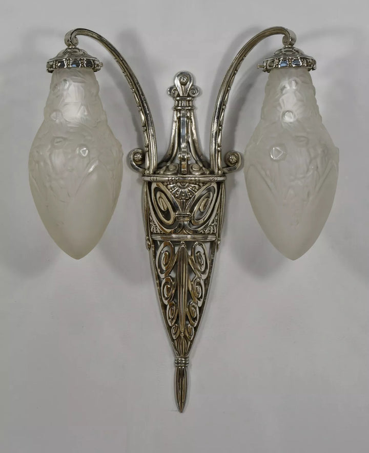 ドラット フランス製 アールデコ ウォールランプ（ペア）