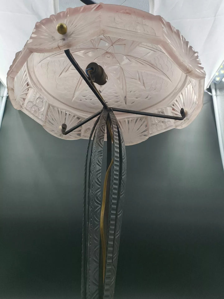 ミューラー兄弟 アールデコテーブルランプ 1925～1930年代