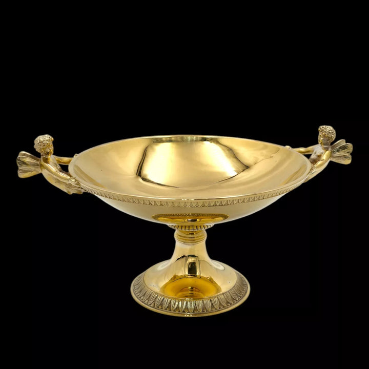 オディオ (Odiot)  ゼフィールハンドル付きヴェルメイユ製カップ 純銀