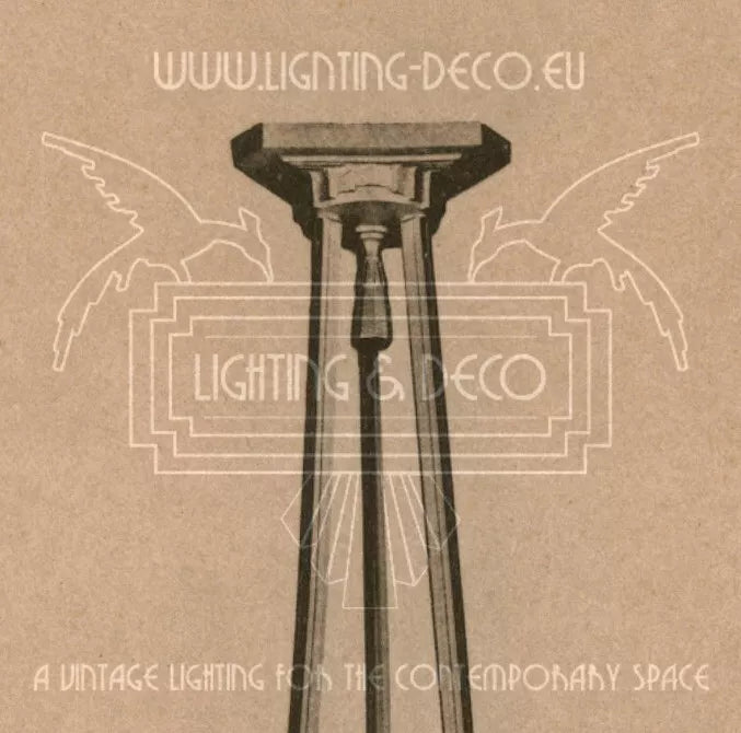 メネディー / シュナイダー 銀青銅 & プレスガラス製 シャンデリア