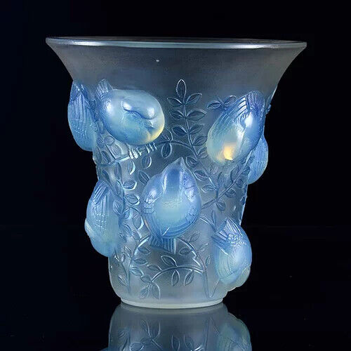 ルネ・ラリック アールデコ調ガラス花瓶 「サン・フランソワ」