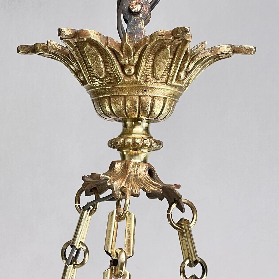 ミューラー兄弟  アールデコ シャンデリア 吊りランプ ゴッドファザー・ド・ヴェール