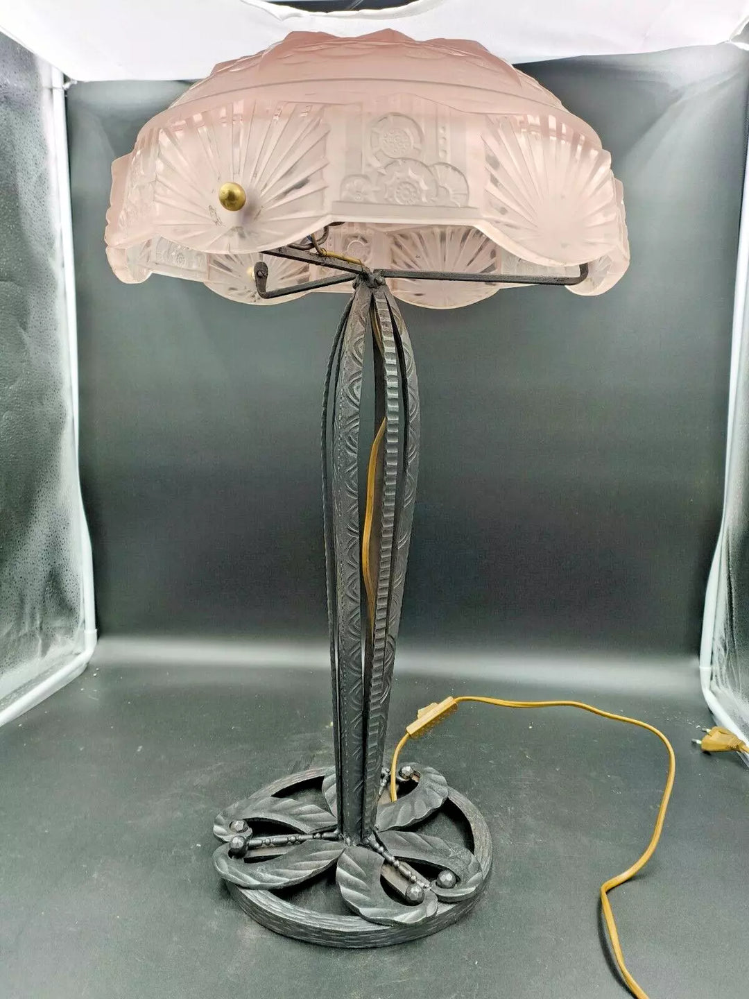 ミューラー兄弟 アールデコテーブルランプ 1925～1930年代