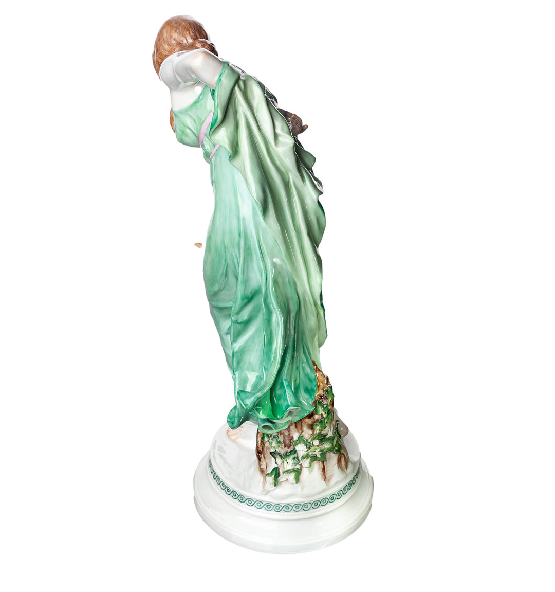 ✤1924年以前マイセン（Meissen）『トランプを持つ女性』 ✤1924年以前マイセンフィギュリン『ガーランドを持つ女性』①