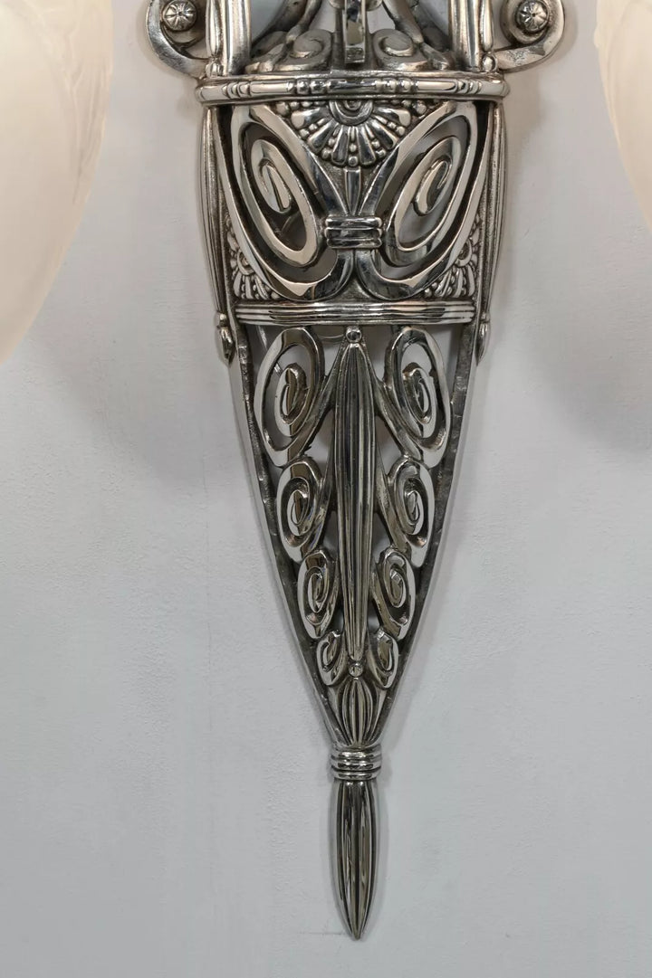 ドラット フランス製 アールデコ ウォールランプ（ペア）