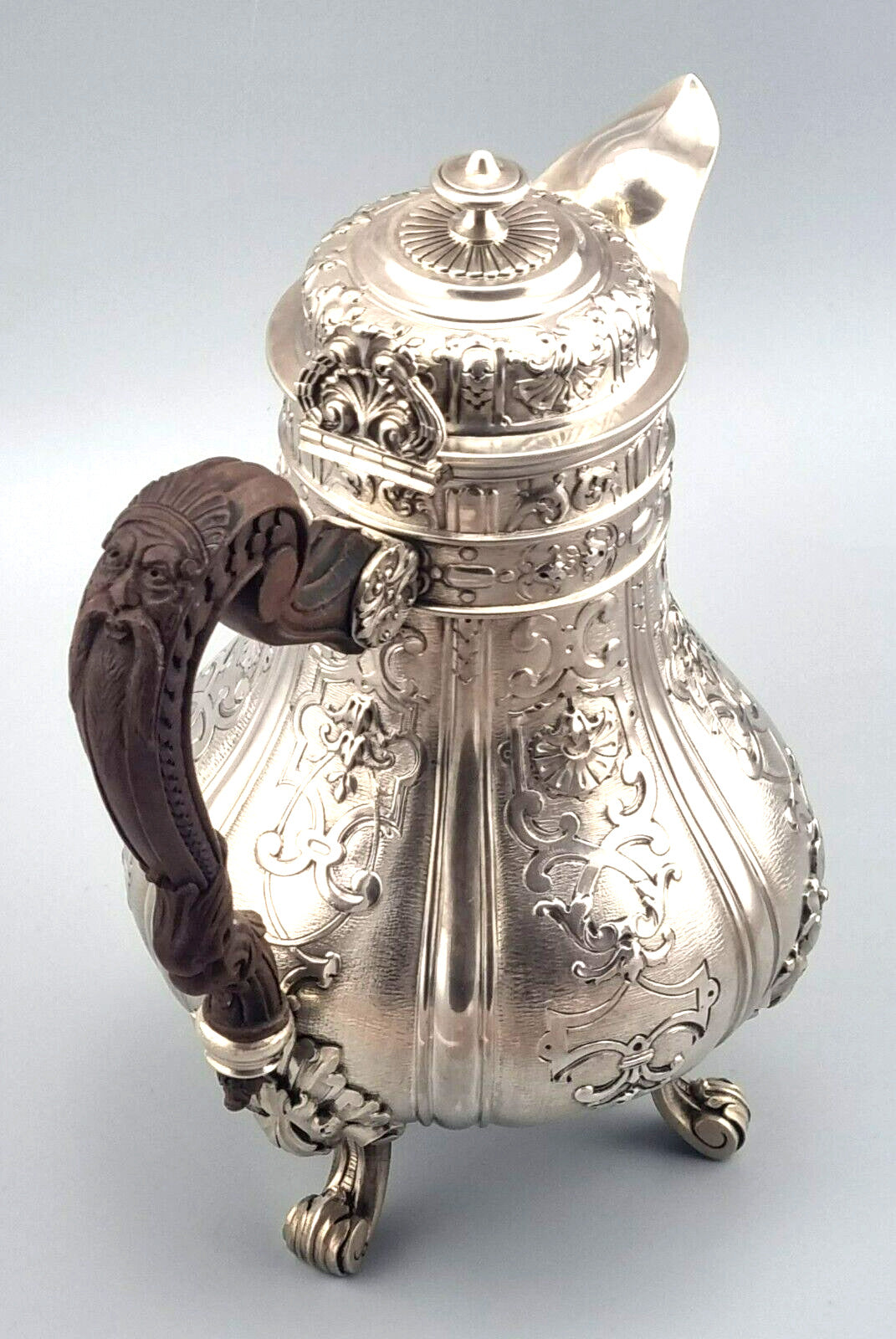 カルディヤック　ワインデカンタ  シルバー950 マスカロン フランス製 1890年代の作品