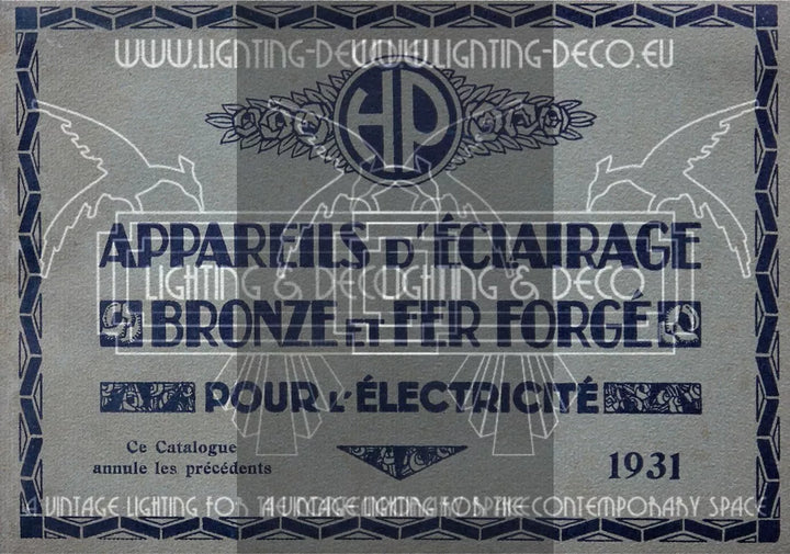 ミューラー兄弟 銀青銅 プレスガラス製 シャンデリア