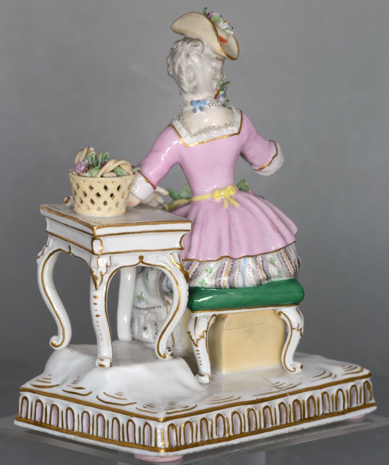 マイセン人形（フィギュリン） 「五感の寓意」シリーズ5点セット 1850